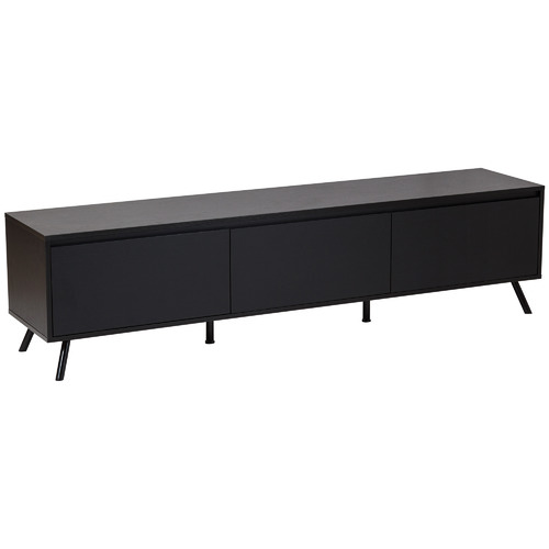 Black halbert store tv unit